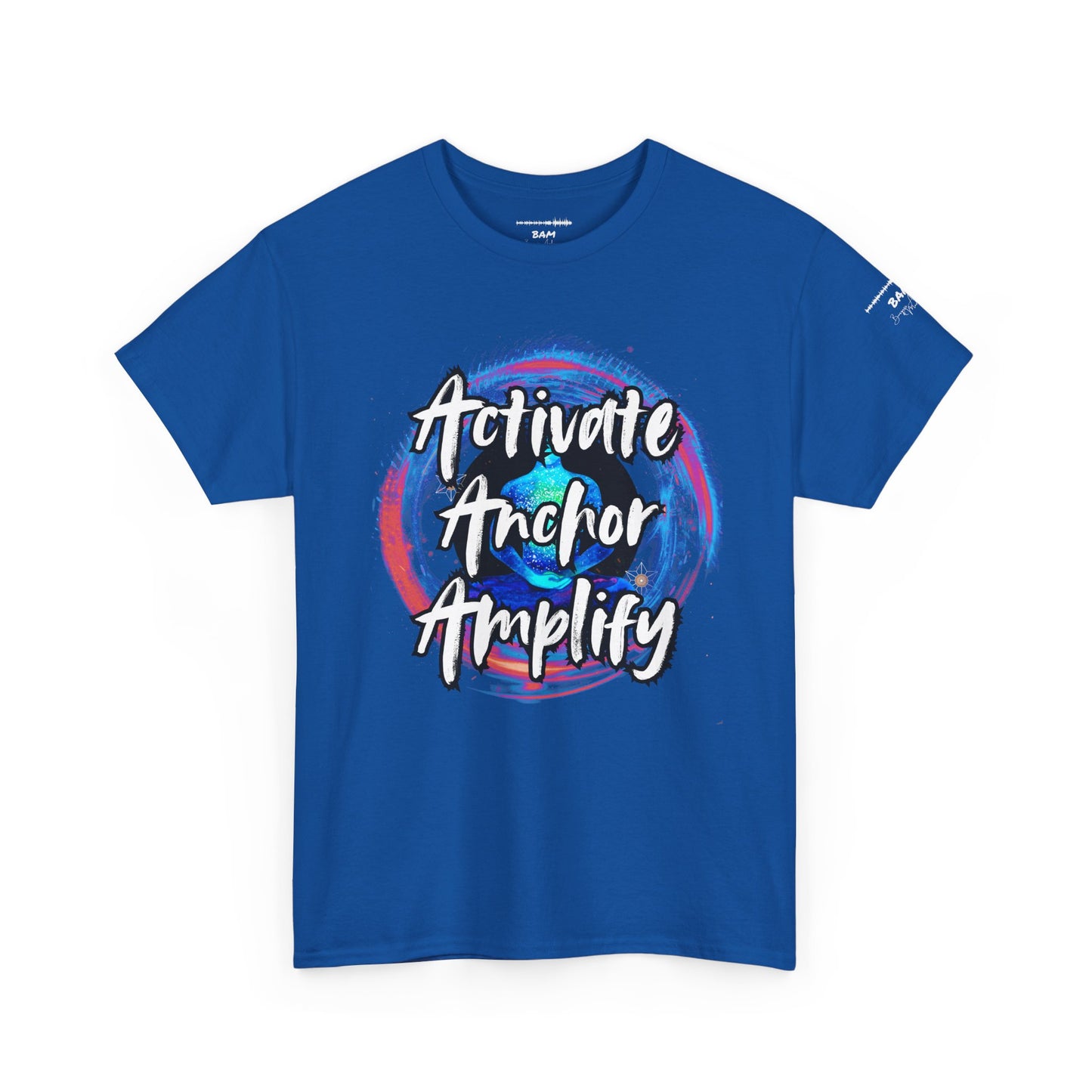 Unisex Motivational Tee - Activate Anchor Amplify | Spiritual Awakening Shirt