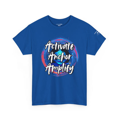 Unisex Motivational Tee - Activate Anchor Amplify | Spiritual Awakening Shirt