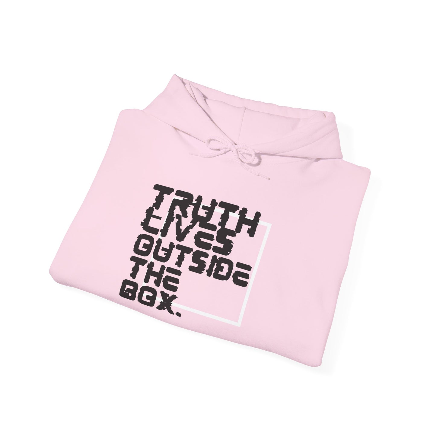 “Outside the Box” Glitch Hoodie – Truth Can’t Be Contained