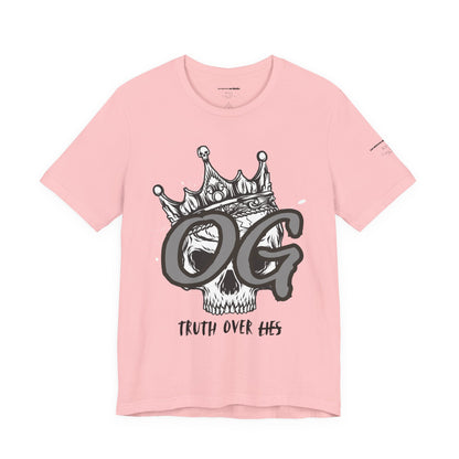 OG Truther Tee | Truth Over Lies Skull Design | Red-Pilled Nutrition Facts Shirt | Unisex Streetwear | Matrix Breaker Gift for Truth Seekers