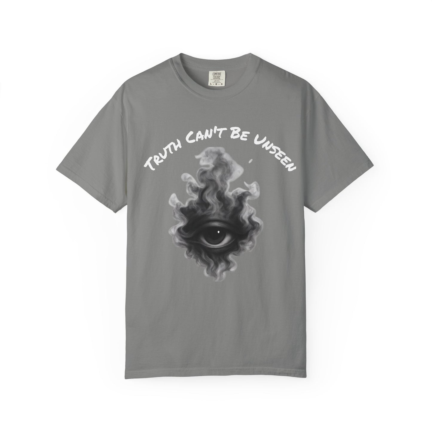 Truth Can’t Be Unseen Shirt – Third Eye Smoke Graphic Tee, Spiritual Awakened Shirt, Edgy Conscious T-Shirt for Men & Women