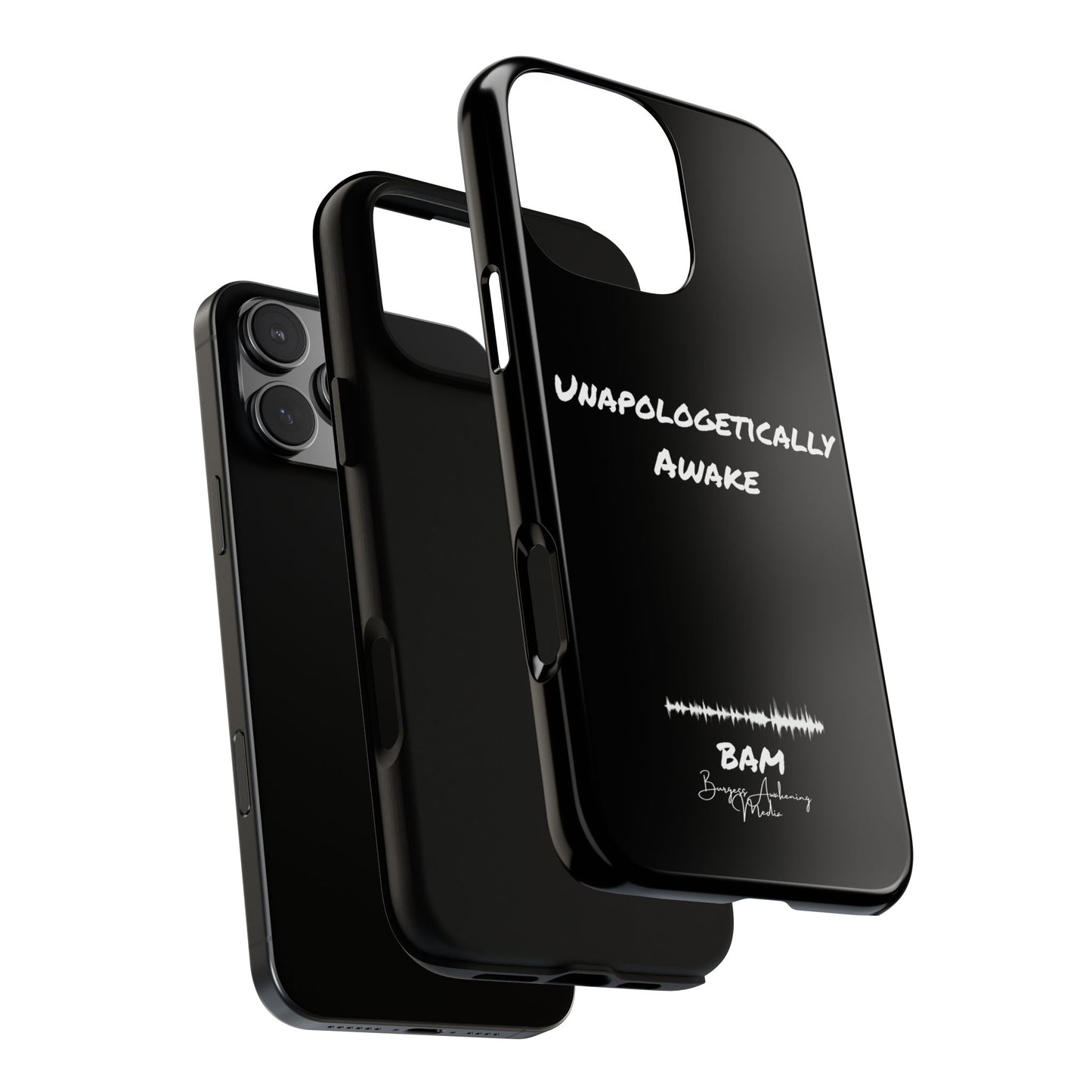 Unapologetically Awake – BAM Conscious Collection Case (Black Edition)