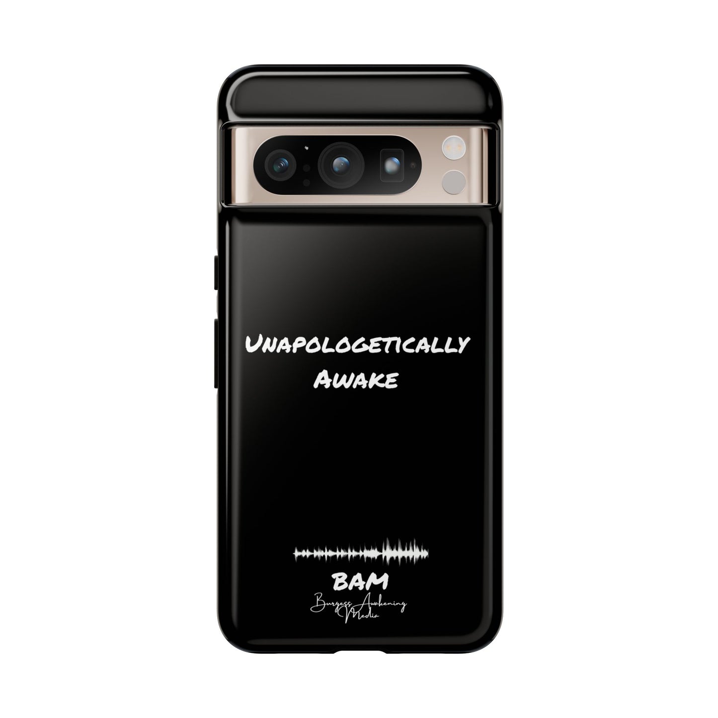 Unapologetically Awake – BAM Conscious Collection Case (Black Edition)