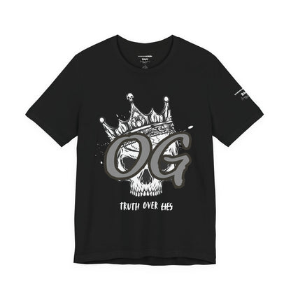 OG Truther Tee | Truth Over Lies Skull Design | Red-Pilled Nutrition Facts Shirt | Unisex Streetwear | Matrix Breaker Gift for Truth Seekers
