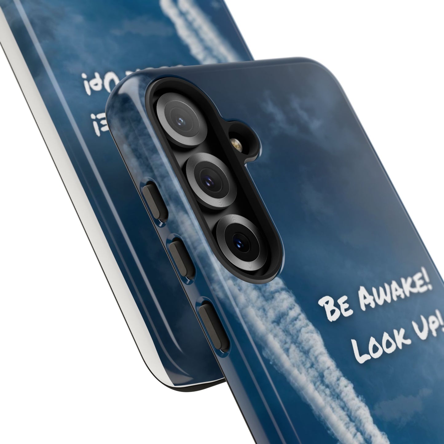 Be Awake – Look Up! Chemtrail Awareness Phone Case (BAM Conscious Collection)