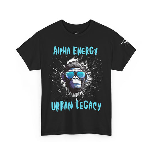 Urban Kong Streetwear Tee – Alpha Vibes, Ape Energy, City Jungle Shirt, Graphic Unisex Comfort Fit, Concrete King Apparel