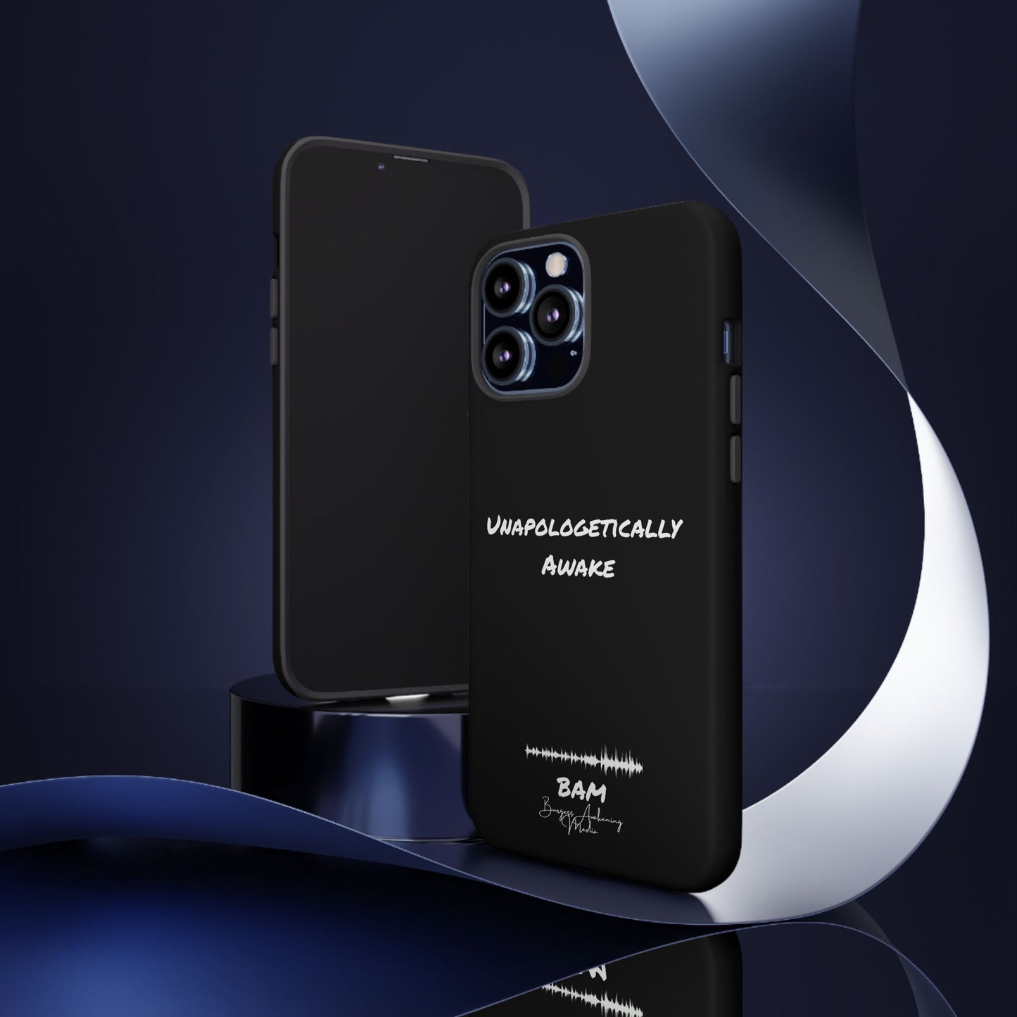 Unapologetically Awake – BAM Conscious Collection Case (Black Edition)