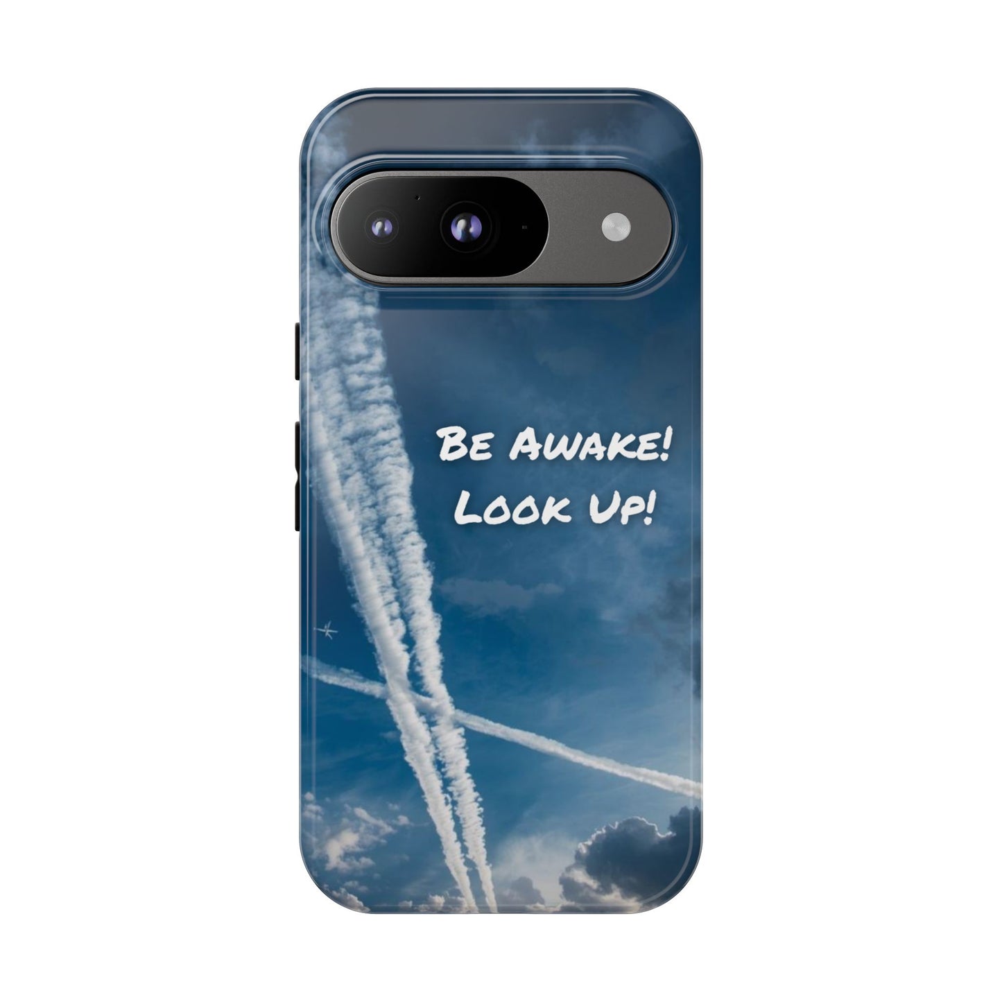 Be Awake – Look Up! Chemtrail Awareness Phone Case (BAM Conscious Collection)