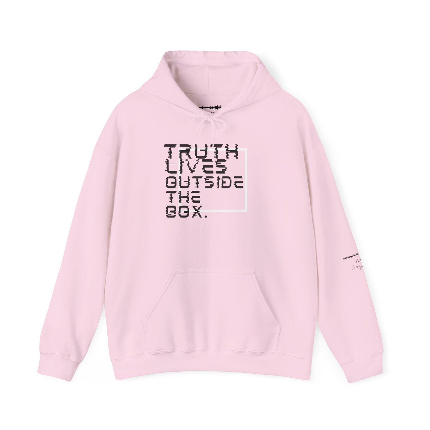 “Outside the Box” Glitch Hoodie – Truth Can’t Be Contained