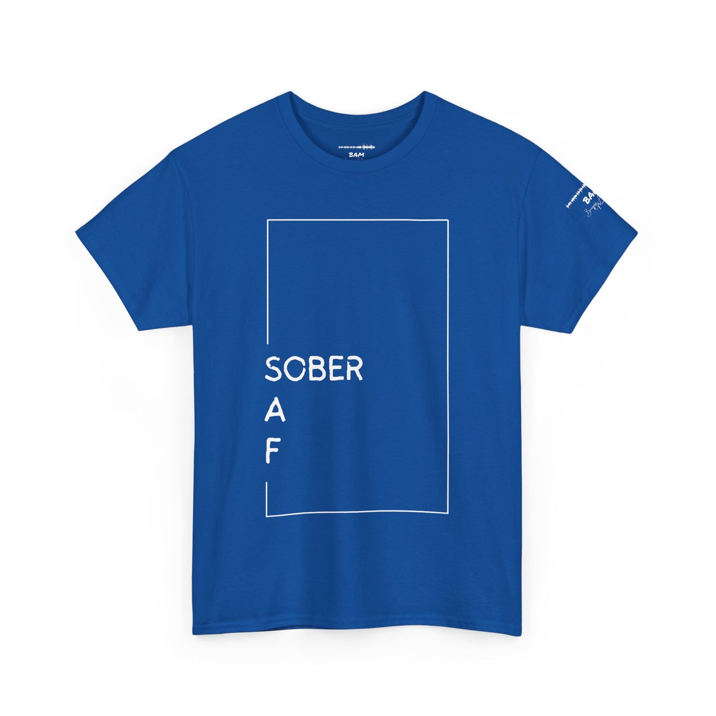 Sober AF T-Shirt – Calm Power Recovery Tee, Mindful Sobriety Apparel, Unisex Mental Clarity Shirt, Purpose Over Poison