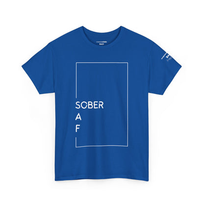 Sober AF T-Shirt – Calm Power Recovery Tee, Mindful Sobriety Apparel, Unisex Mental Clarity Shirt, Purpose Over Poison
