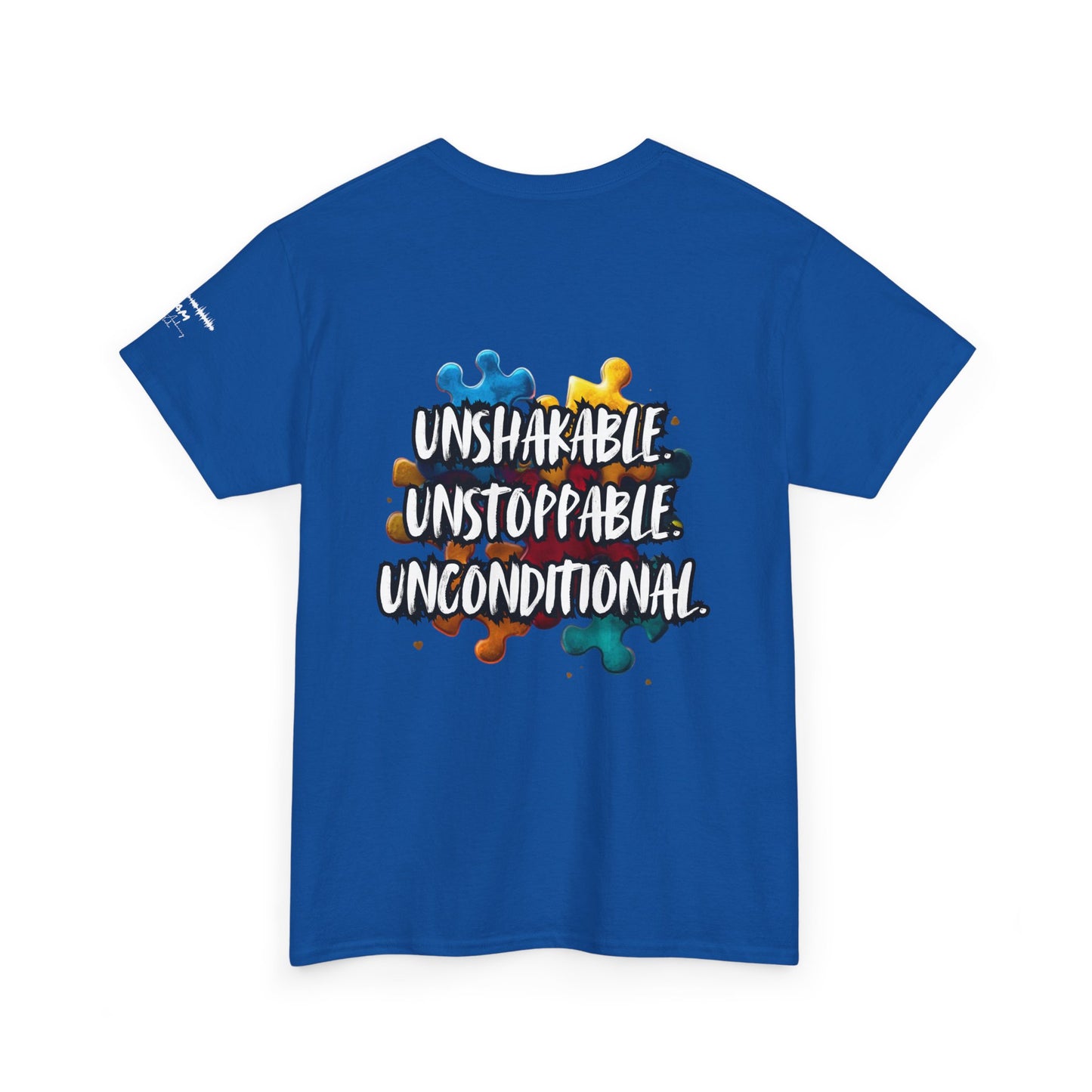 Autism Mom Puzzle Infinity T-Shirt | Strength, Love & Unbreakable Bond