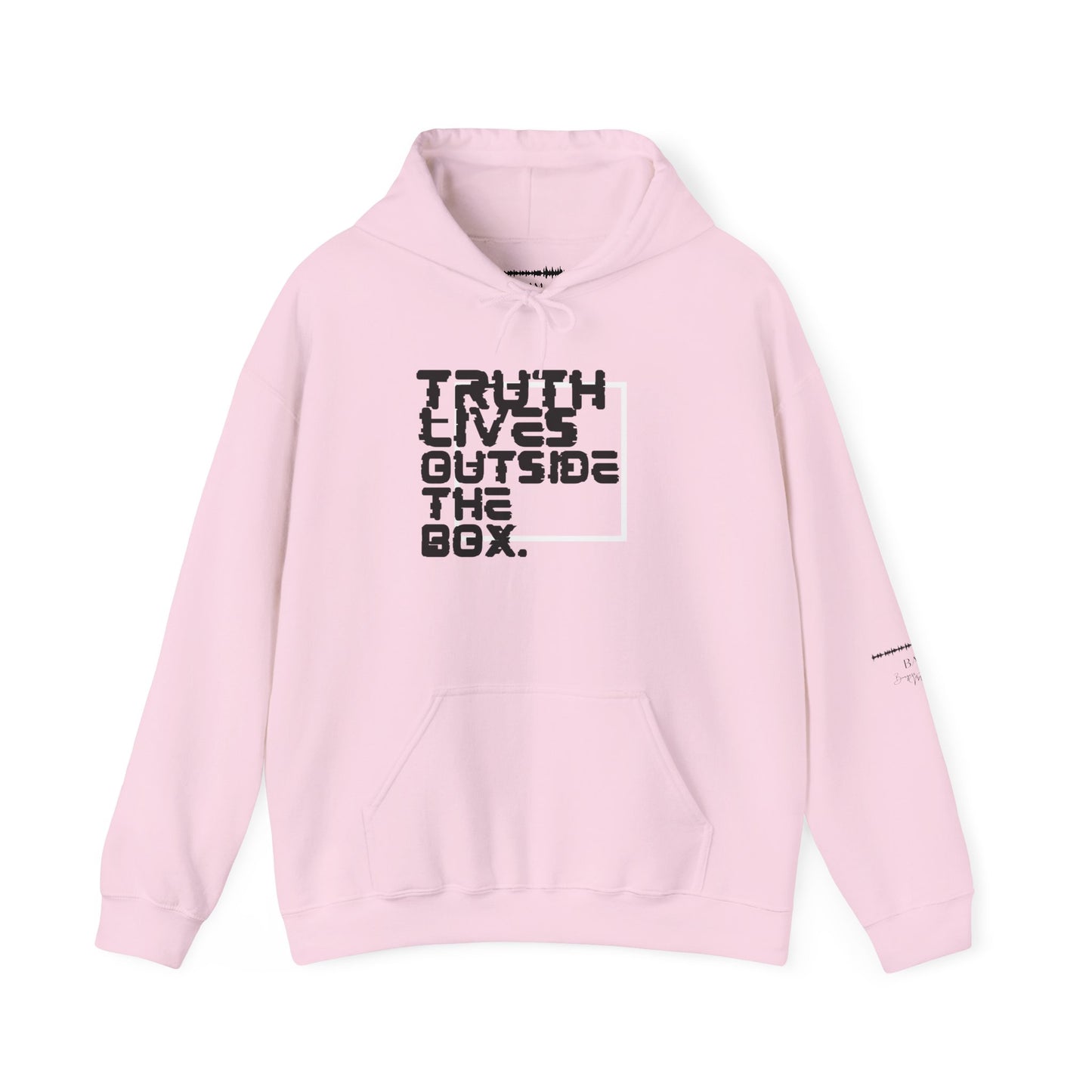 “Outside the Box” Glitch Hoodie – Truth Can’t Be Contained