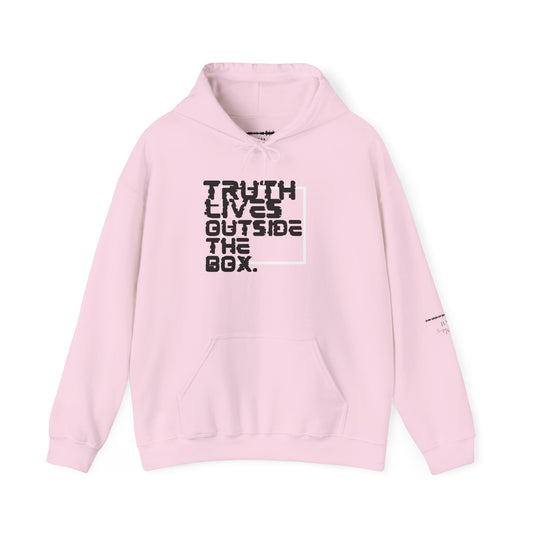 “Outside the Box” Glitch Hoodie – Truth Can’t Be Contained