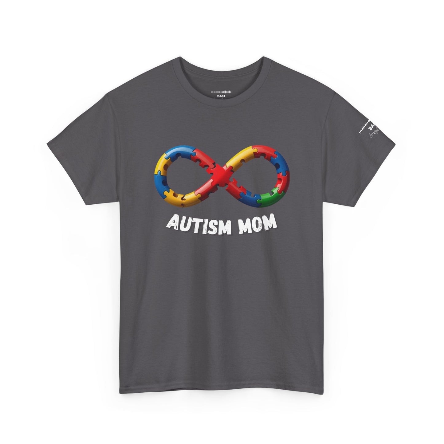Autism Mom Puzzle Infinity T-Shirt | Strength, Love & Unbreakable Bond