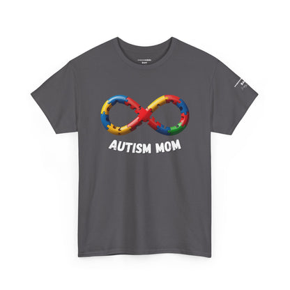 Autism Mom Puzzle Infinity T-Shirt | Strength, Love & Unbreakable Bond