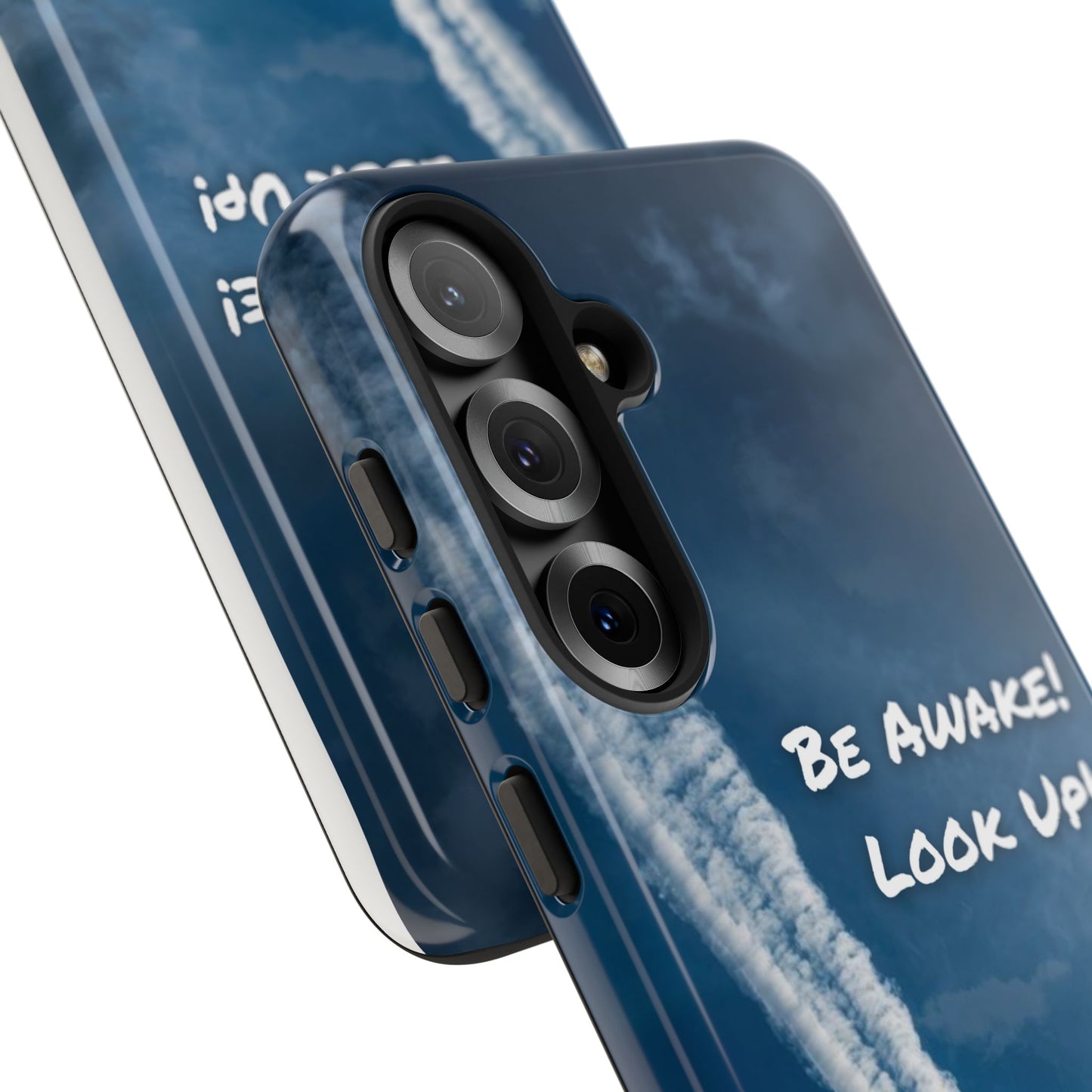 Be Awake – Look Up! Chemtrail Awareness Phone Case (BAM Conscious Collection)