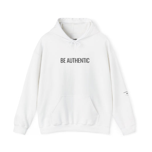 Be Authentic Hoodie | Minimalist Statement Hoodie | Unisex Premium Fleece | BAM Awakening