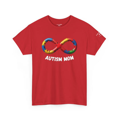 Autism Mom Puzzle Infinity T-Shirt | Strength, Love & Unbreakable Bond