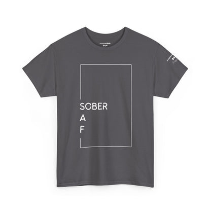 Sober AF T-Shirt – Calm Power Recovery Tee, Mindful Sobriety Apparel