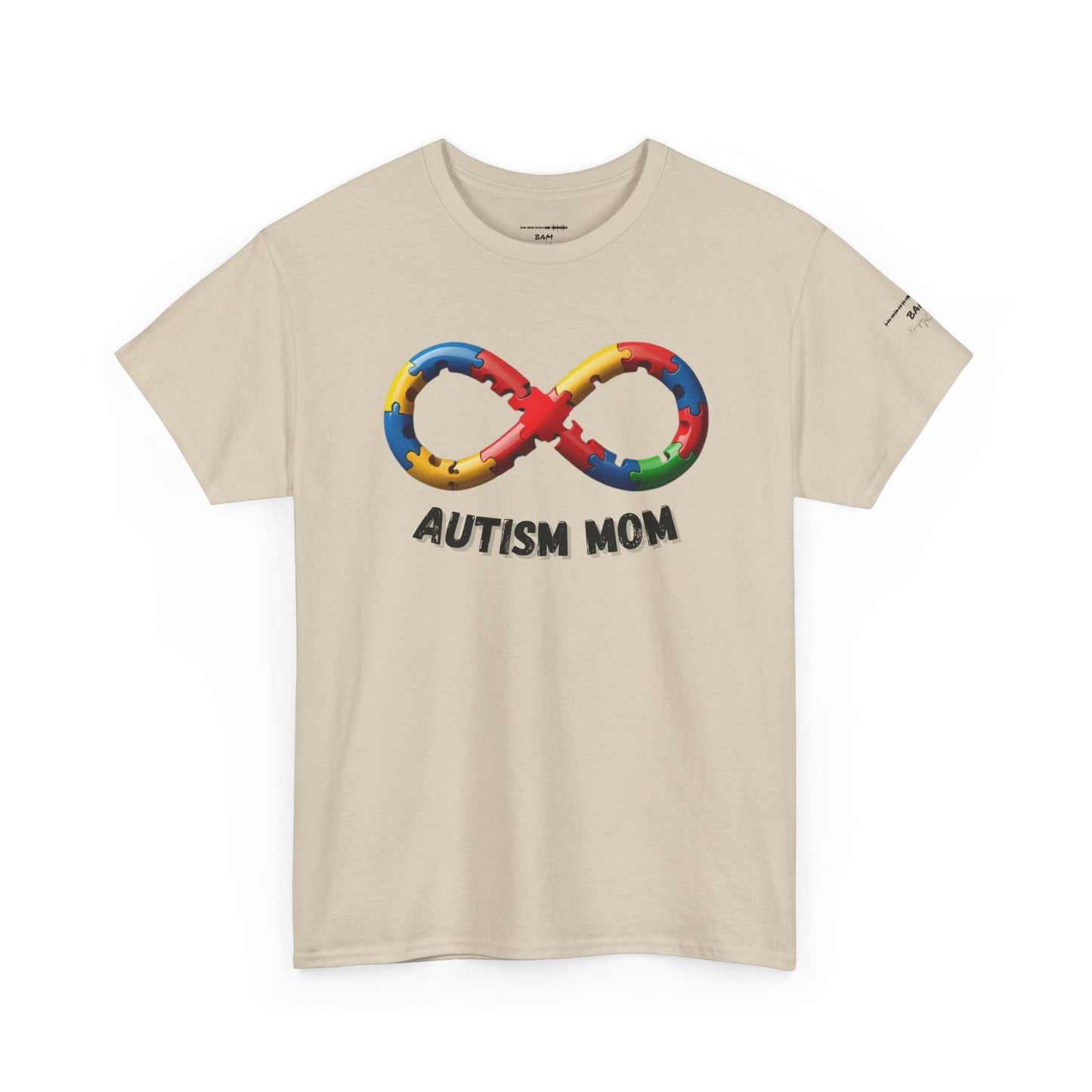 Autism Mom Puzzle Infinity T-Shirt | Strength, Love & Unbreakable Bond