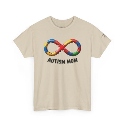 Autism Mom Puzzle Infinity T-Shirt | Strength, Love & Unbreakable Bond
