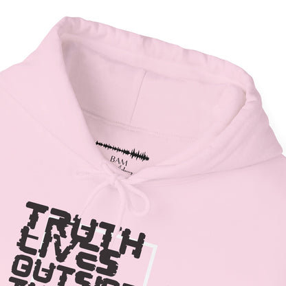 “Outside the Box” Glitch Hoodie – Truth Can’t Be Contained
